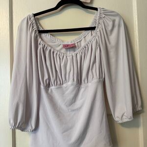Vixen by Micheline Pitt peasant Vacation top